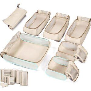 Keep Shape Packing Cubes,7Set Packing Cubes for Travel, Lightweight Travel Cubes